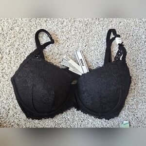 NWT PINK Victoria’s Secret 34DD Lightly Lined Lace Bra